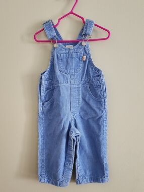 COVINGTON Light Blue Kids corduroy  Overalls, 18M